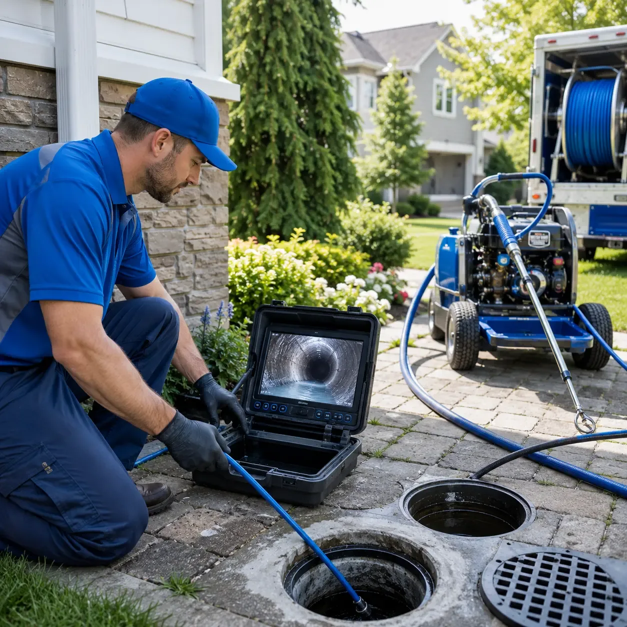 Outdoor drain cleaning professionals serving Newburg, WV