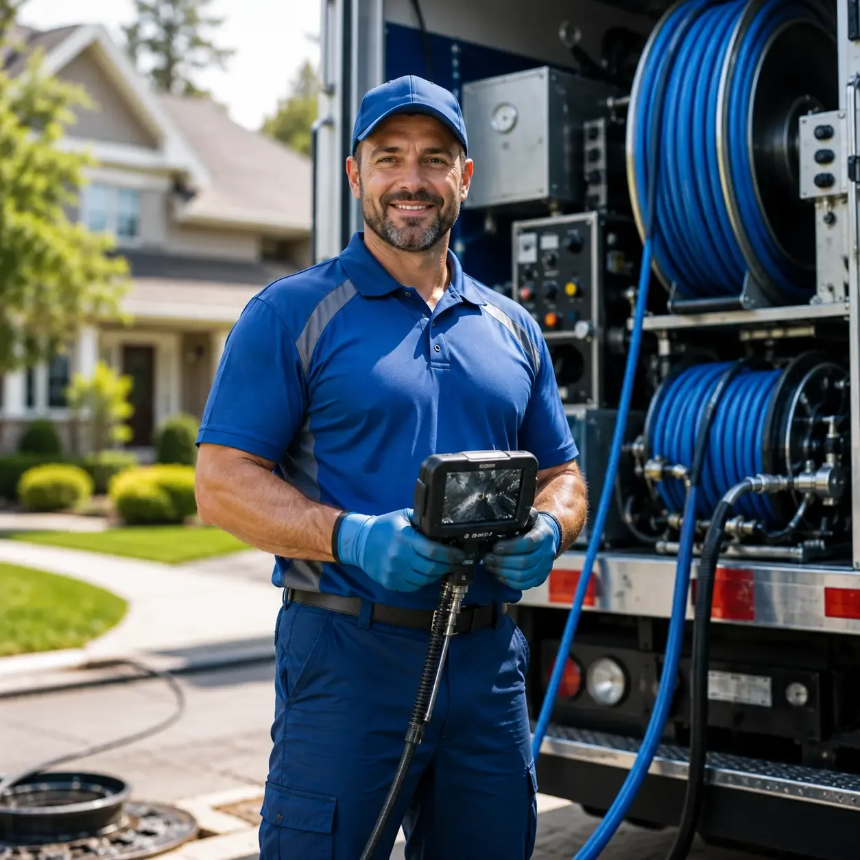 Local outdoor drain cleaning specialists in Newburg, WV